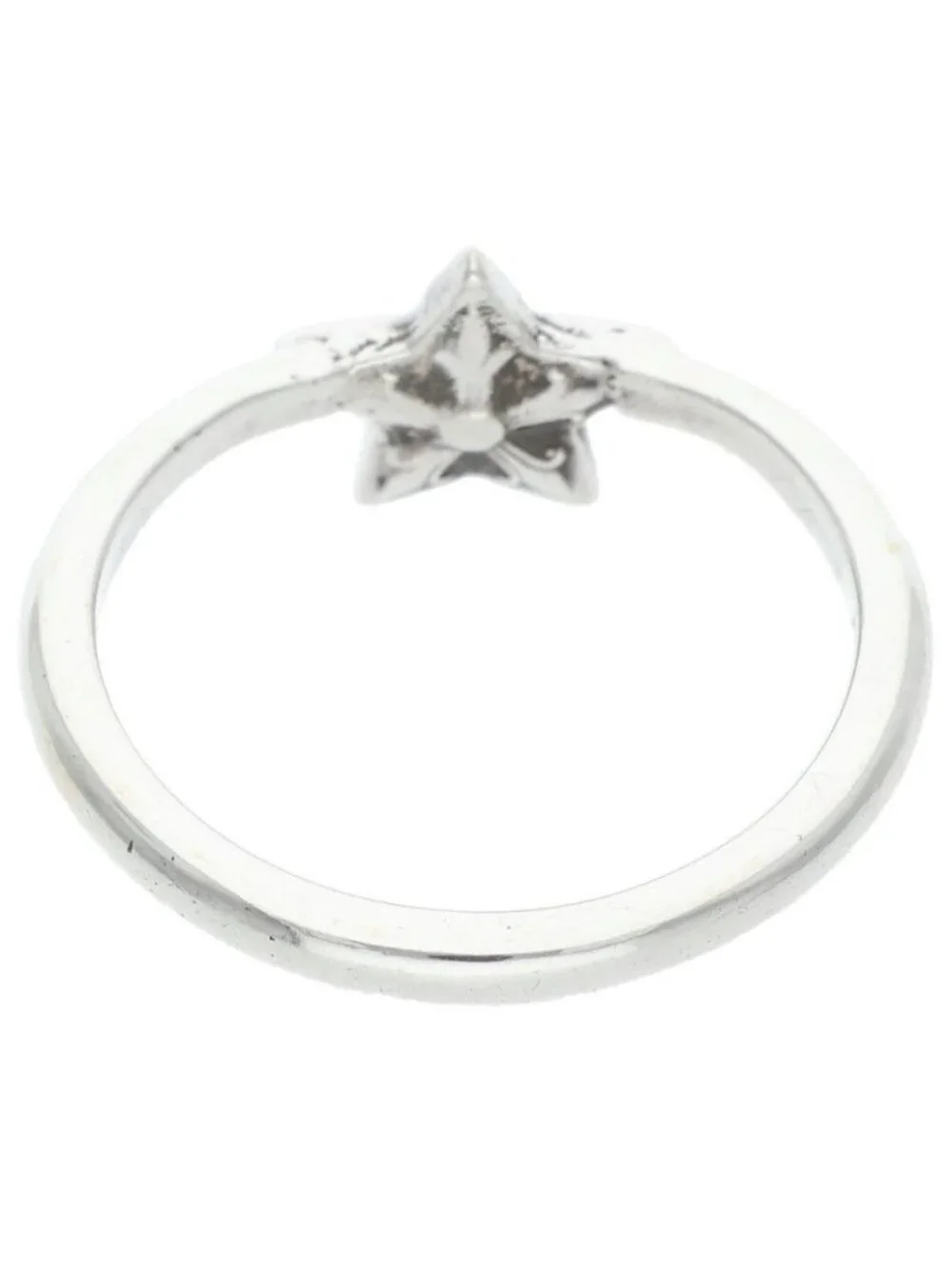 Chrome Hearts Bubblgm Star Bubble Gum Silver Ring